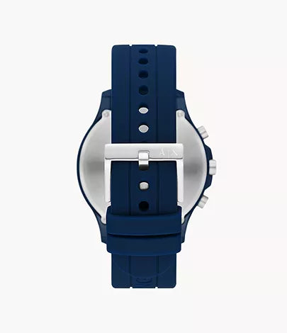 Exchange Chronograph Blue Silicone Watch