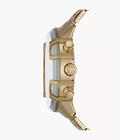 Griffed Chronograph Gold-Tone Stainless Steel Watch